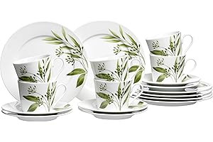 Ritzenhoff & Breker Serwis do kawy Evora, 18-częściowy, porcelana