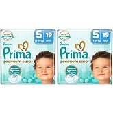 Prima Bebek Bezi Premium Care 5 Numara 19 Adet 2li paket