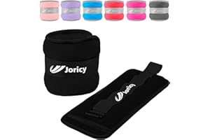 JORICY Pesi per Caviglie, Cavigliere Pesi Caviglie con Strisce Regolabili Set di 1 2 3 4 5 6 8 10 kg Peso Caviglia Cavigliera Pesi Polsi e Caviglie per Palestra Pilates Fitness Donna Uomo