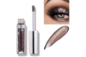 LUCOSS Ombretto,Ombretto Glitter liquido Lustro Matalic Makeup Eyes Ombretto con glitter e bagliore impermeabile Ombretto (A107)