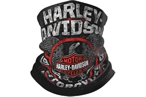 ARDZLALS Halsvärmare för män och kvinnor, Harley-Davidson Vinter halsdamask fleece bandana ansiktsskydd mask vindtät halsduk