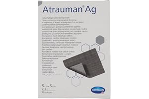 HARTMAN Atrauman AG Silver 5 x 5cm (x10)