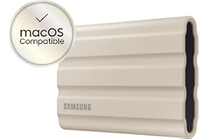 Samsung MU-PE1T0K/EU T7 Shield SSD Portatile da 1 TB, USB 3.2 Gen.2, beige, compatibile con Mac, iPhone e iPad
