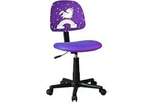 Casa Vital Silla de oficina para niños, color morado