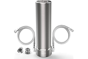 SimPure V7 Sistema de Filtro de Agua para Debajo, 75.000 Litros Purificador de Agua de Acero Inoxidable de 5 Etapas, Reduce 99% Plomo, Cloro, Sabores y Olores, Conexión Directa al Grifo de la Cocina