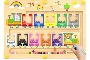 Dusor Montessori Spielzeug ab 2 3 Jahre, Magnetspiel Labyrinth, Spiele Spielzeug ab 2 3 Jahre Mädchen Jungen, Kinderspielzeug ab 2 3 Jahre, Motorikspielzeug, Geschenke für Mädchen Jungen 3 4 Jahre