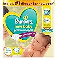 Pampers Active Baby Tape Style Baby Diapers, Newborn/Extra Small (NB/XS) Size, 72 Count, Adjustable Fit with 5 star skin prot