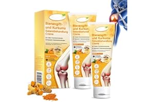 SZXLSP Furzero Bienengift Und Kurkuma Gelenkbehandlung Creme, Furzero Bienengift Creme, Furzero Bienengiftsalbe Gegen, Bee Venom Creme, Bienengiftcreme Zur Schmerzlinderung (2PC-A)