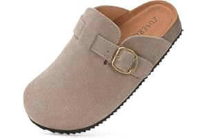 DOKELA Sabots Enfant Ajustables Chaussons de Jardin Fille Mules Liège Pantoufles Garçon Sabots Douces Maison Chaussures Antidérapantes