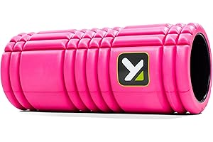 TriggerPoint Grid Foam Roller - Esterno a densità Multipla, Anima Rigida - apprezzato da terapisti e Atleti - Densità Standard, Include Video di Istruzioni Online, 33 cm