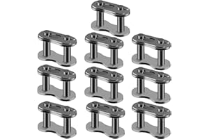 QAZAKY 10pcs 420 Drive Chain Repair Master Connector Split Link for 50cc 70cc 90cc 110cc 125cc ATV Quad Scooter Motorcycle Go Kart Moped Pit Dirt Pocket Bike XR50 CRF50
