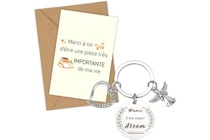 OZOSHINE Porte-Clés Cadeau Fete Des Meres Cadeau Maman Cadeau Fete Des Peres Cadeau Papa Mamie Papy Papi Marraine Parrain Cadeau Maitresse Cadeau Anniversaire Homme Retraite Remerciement