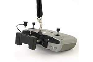 3dquad Gurt Platte/ Befestigung für DJI Mini 2 Sender, Tragriemen, Lanyard, Strap (Schwarz)