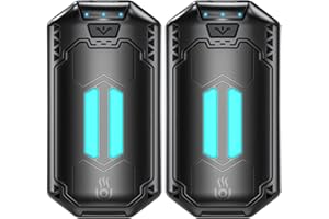 OUTJUT Calentador de Manos 2 Packs, 6000mAh Calentador de Manos Reutilizable, USB 3 Modos de Calor Rápido 2S, Regalo Ideal para Deportes al Aire Libre, Invierno Campingregalo de Navidad