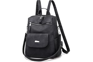 UBAYMAX Zaino Donna Casual alla Moda, Borsa Zainetto in PU Pelle, Daypack Multifunzione per Scuola/Lavoro/Viaggio/Shopping/Uso Quotidiano, Zaino Multi-Tasca con Design Versatile