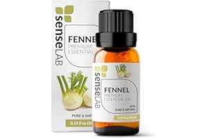 SenseLAB Olejek eteryczny z kopru włoskiego - 100% czysty, naturalny olejek z kopru włoskiego klasy terapeutycznej do dyfuzora aromaterapeutycznego - Olejek o wysokiej koncentracji i wydajności (10ml)