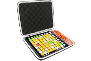 Khanka Hart Tasche Hülle für Novation Launchpad Mini MK2/MK3 Kompakter USB Ableton Live Grid Controller Etui Case.(nur tasche)