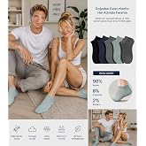 Unisex Bambu 5 &Ccedil;ift Renkli Patik &Ccedil;orap Dikişsiz - Erkek &Ccedil;orap Yazlık, Dikişsiz, Bambu &Ccedil;orap Erkek (37-42)