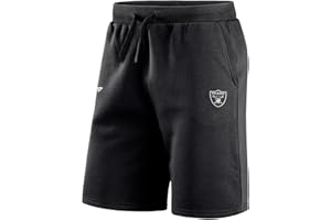 Fanatics NFL Las Vegas Raiders Short Primary Logo Fleece Shorts Black