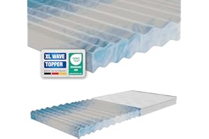 ARBD Mattress Topper - Various Models, Total Heights 7-12 cm; Large Selection; Washable Cover; Made in Germany