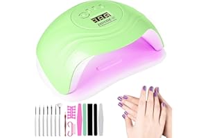 DIDUDE 168W LED UV Lampe Nageltrockner,UV für Nägel Professionelle Nagellampe mit 4 Timer und Smart Sensor LCD Display,UV-Lampe Nail Lamp Geeignet alle Gel,Zuhause Salon, Caise