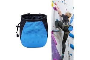 NPQ Climbing Chalk Bag,Adjustable Chalk Bags Waterproof Chalk Bag for Climbing Lime Chalk Magnesia for Rock Climbing Bouldering Weightlifting Gymnastics Fitness
