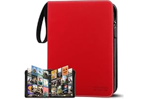 SAKMILU Álbum para Cartas Coleccionables de 9 Bolsillos y 30 Páginas, con Capacidad para 540 Cartas, Titular de Tarjetas para Magic,Yu-Gi-Oh, MTG, TCG