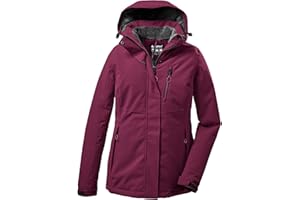 Killtec Damen Outdoorjacke Funktionsjacke mit abzippbarer Kapuze KOW 140 WMN Jckt wasserdicht, Winddicht, atmungsaktiv