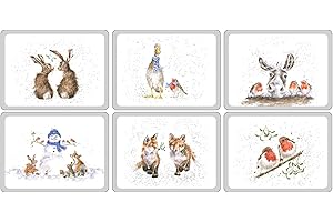 WRENDALE DESIGNS Pimpernel Wrendale Zestaw 6 świątecznych zestawów stołowych Kod produktu : X0010568976