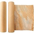 helpers lab Ready Roll Packaging Paper 12'' x 33' Honeycomb Cushioning Wrap Perforated-Packing 1 Rolls Honeycomb Wrap Roll Packing Honeycomb for Packing & Moving void fill paper