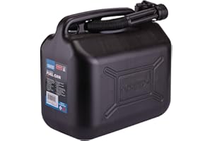 Draper 09058 Plastikowy kanister na paliwo, 10 l, czarny