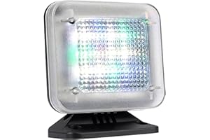 XGHDPBM LED Lamp Fake TV Simulator Light, Anti-Burglar TV Light with 4 Modes, Anti-Burglar and Theft Deterrent with LED Light Timer & Sensor, Home Security Fake Television for Burglary Protection
