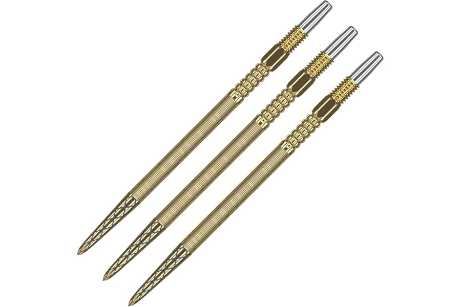 Target Darts Swiss Point DX Dart Points (3 Pack Set of Tips) – 26mm/30mm/35mm/40mm – Gold/Silver/Black SP – Change Dart Swiss Point, Professional Darts Accessories, Dart Tip Removal