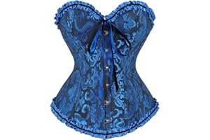 Grebrafan Corset Ballet Clasico Brocado Corsé Tallas Grandes