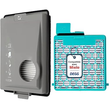 Filtres HEPA Miele Boost CX1 | Lot De 2, Compatible Cat & Dog, PowerLine, Modèles CX1 - 10