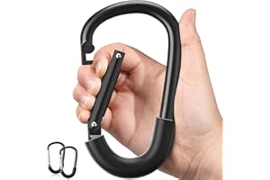 SURDOCA Gancio Passeggino Mamma Passeggino Clip Passeggino Gancio Passeggino Accessori Passeggino Completo Tutto Nero 2