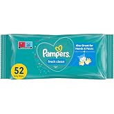 Pampers Fresh & Clean Wet Baby Wipes, 1 pack, 52 Wet Wipes