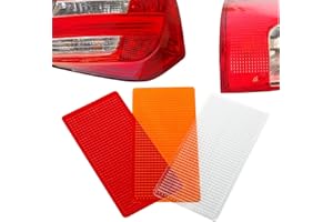 CYTGOUPER Kit Reparacion Piloto Trasero, 3 Piezas de película de reparación de Grietas para Luces de Coche para reparación de Luces traseras (Rojo, ámbar, Transparente)