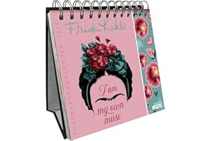 Frida Kahlo Postkartenkalender 2026: Women Empowerment | Illustrierter Kunstkalender mit Zitaten für jede Woche
