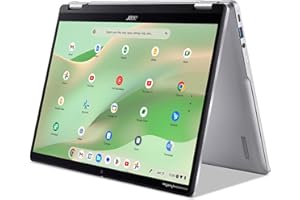 ACER Chromebook Spin 314 CP314-2HN-35TM, Ordinateur Portable Tactile 14'' Full HD, PC Convertible (Intel Core i3-N305, 8Go RAM, 256 Go eMMC, ChromeOS), Gris, Clavier Français AZERTY