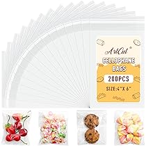 100 Pack 9x14 Crystal Clear Resealable Bags - 2Mil Thick Closure Bags