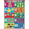 Lets Count 1 to 10 Educational Posters & Colourful Wall Charts for Children – Engaging Classroom Posters for Kids – Laminated School Posters in Assorted Designs by MFY