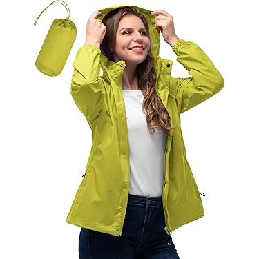 Giacca Ciclismo Donna Impermeabile SIKMA - Leggera Con Strisce Riflettenti Per Corsa E Outdoor