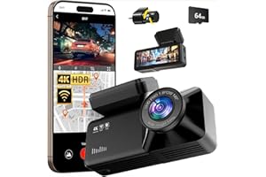 ZWOIVHE Osmo Dashcam Pro Original Voiture Avant Arriere - Carte 64 Go Offerte Convient À Tous Les Véhicules (WiFi+GPS+64G)