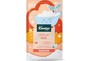 Kneipp Cristaux de bain nixe d'eau - Additif de bain aux extraits naturels de fleur de lotus et de fruit du dragon vous emmène dans un monde sous-marin avec de l'eau corail et un parfum floral et
