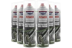 Presto 531583 Sixpack Nettoyant pour Freins Power 500 ml LOT DE 6
