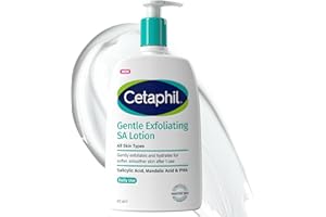 Cetaphil Gentle Exfoliating Salicylic Acid Lotion, SA Face Cream & Body Moisturiser for Dry, Rough & Bumpy Skin 473ml