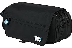 Grafoplás | Estuche Escolar Tres Compartimentos con Solapa | bits&Bobs | 23x10x10cm | Incluye Horario y Zona Identificación, Organizar tu Material Escolar