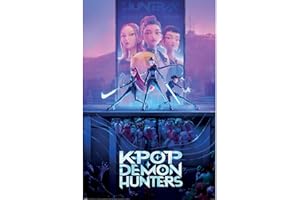 PYRAMID INTERNATIONAL Close Up K-POP Demon Hunter Poster maxi 91,5 cm x 61 cm – Poster mural sans cadre pour la maison, la chambre ou le studio