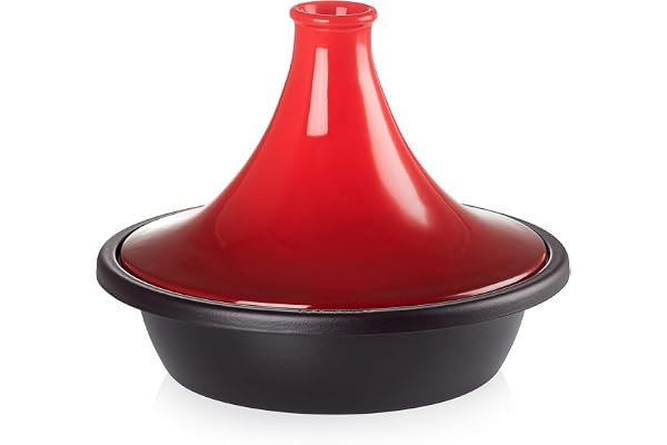 LE CREUSET 25138310600422 Tagine, 31 cm, Svart